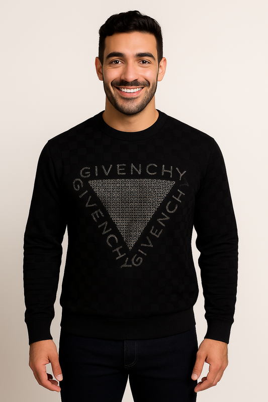 Givenchy® | Geometric Crewneck Sweater