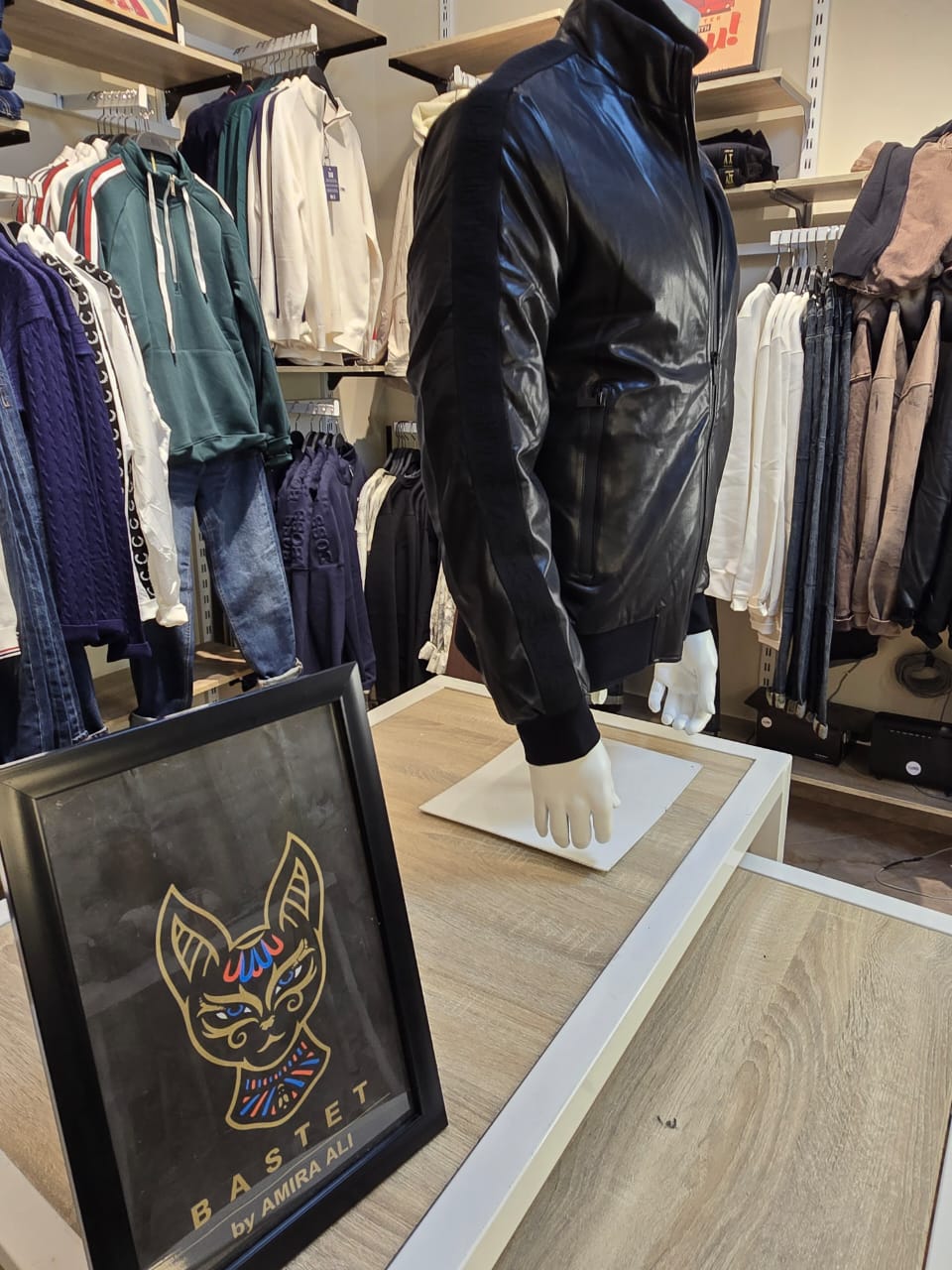 Emporio Armani Black Leather Jacket