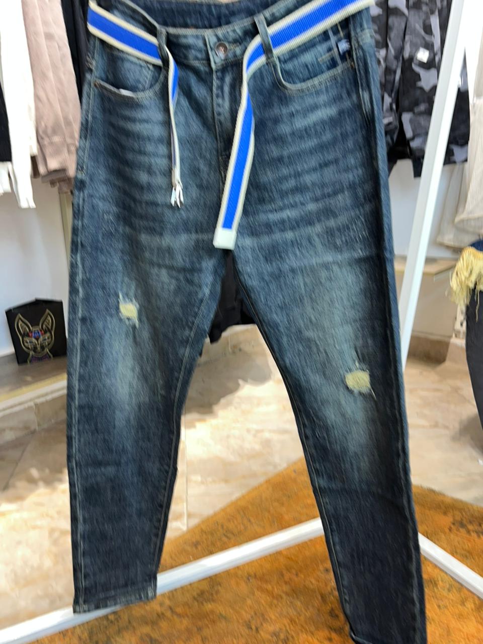 Burberry Distressed Denim Jeans