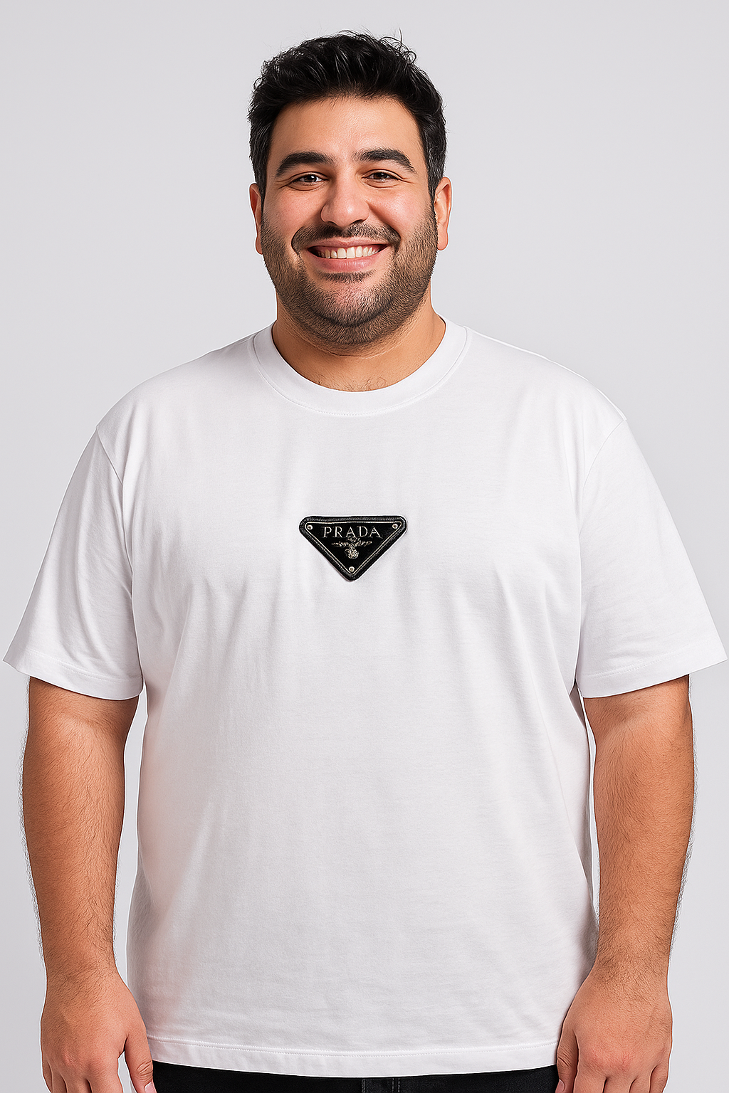 Prada® | Triangle Logo T-Shirt