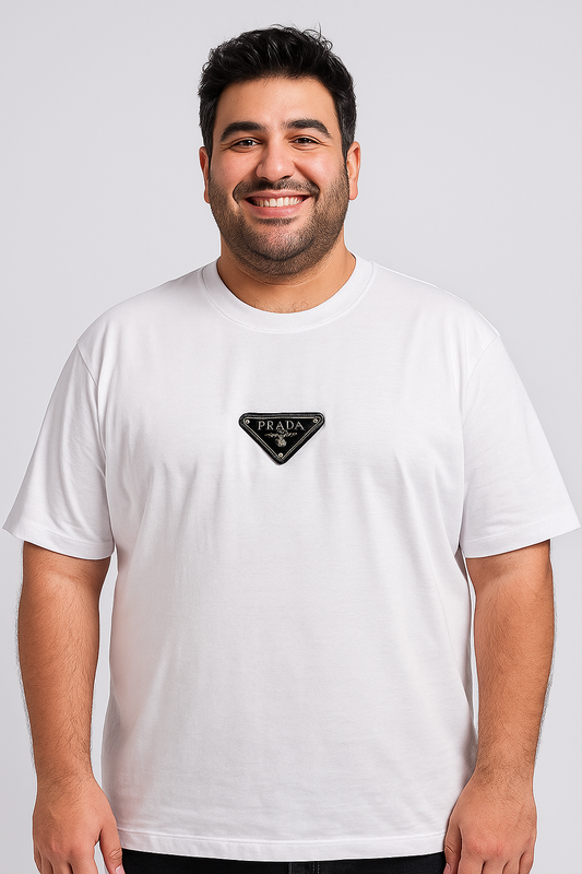 Prada® | Triangle Logo T-Shirt