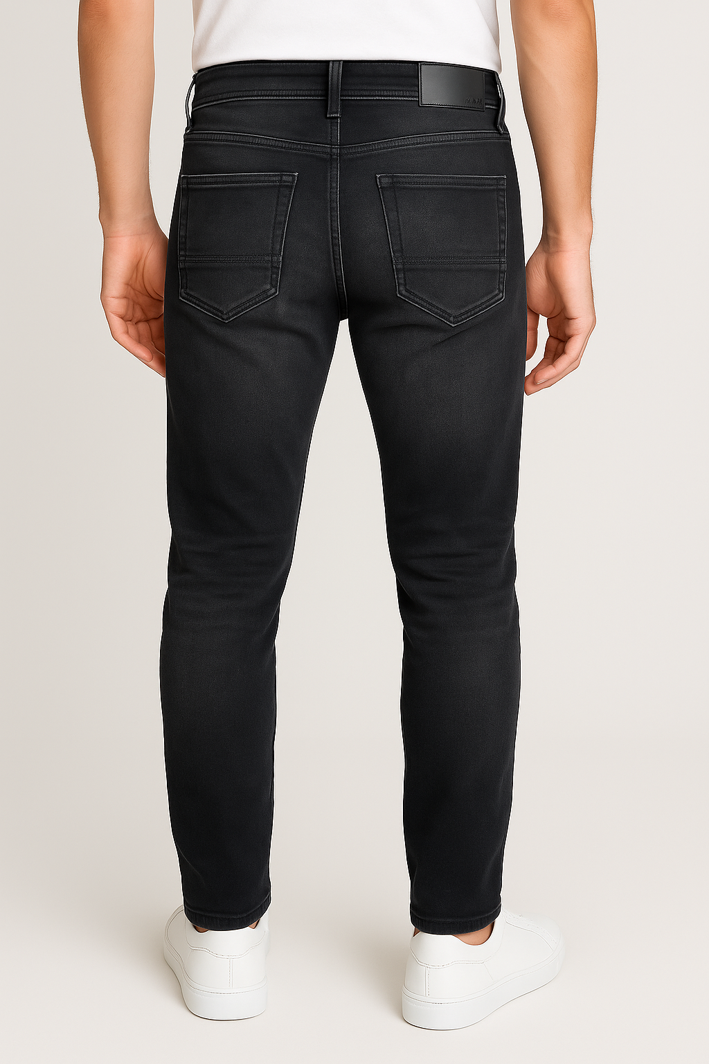 AMIRI Distressed Black Slim Jeans