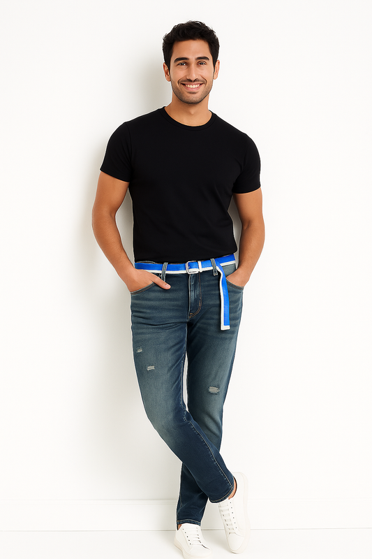 Burberry Distressed Denim Jeans