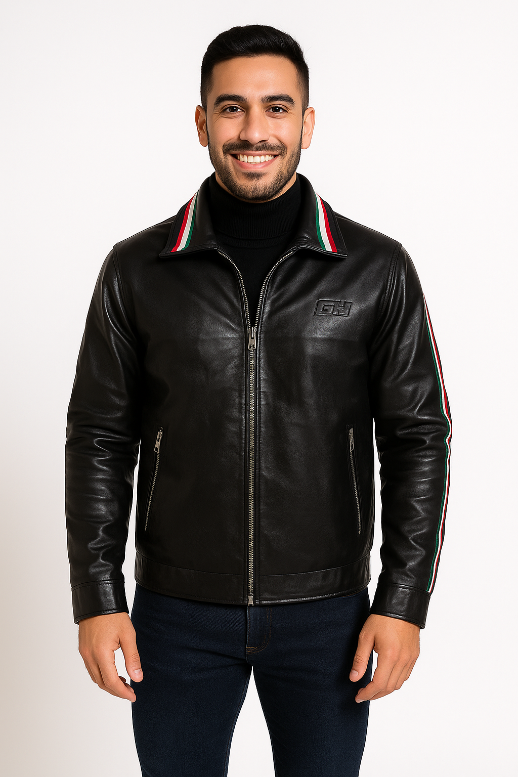 Gucci Leather Racer Jacket | Heritage Edition