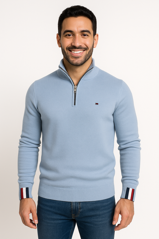 Tommy Hilfiger® | Signature Quarter-Zip Sweater