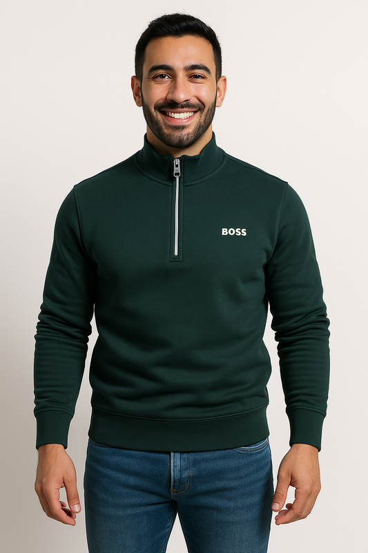 BOSS Quarter-Zip Sweatshirt