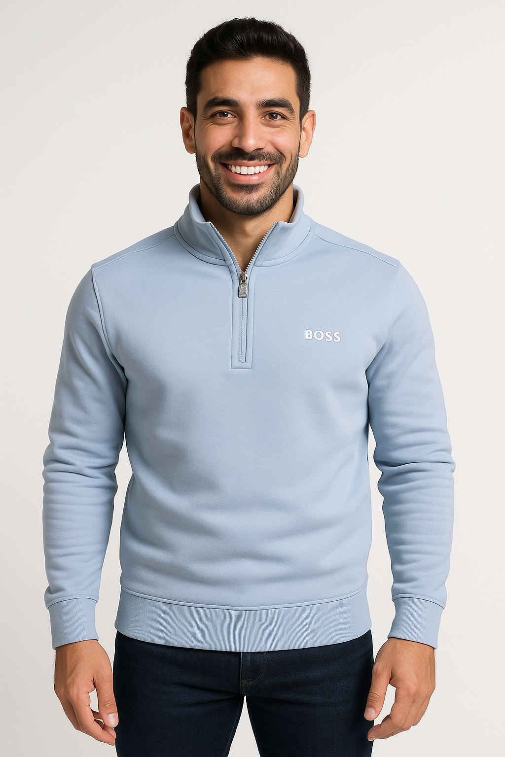 BOSS Quarter-Zip Sweatshirt