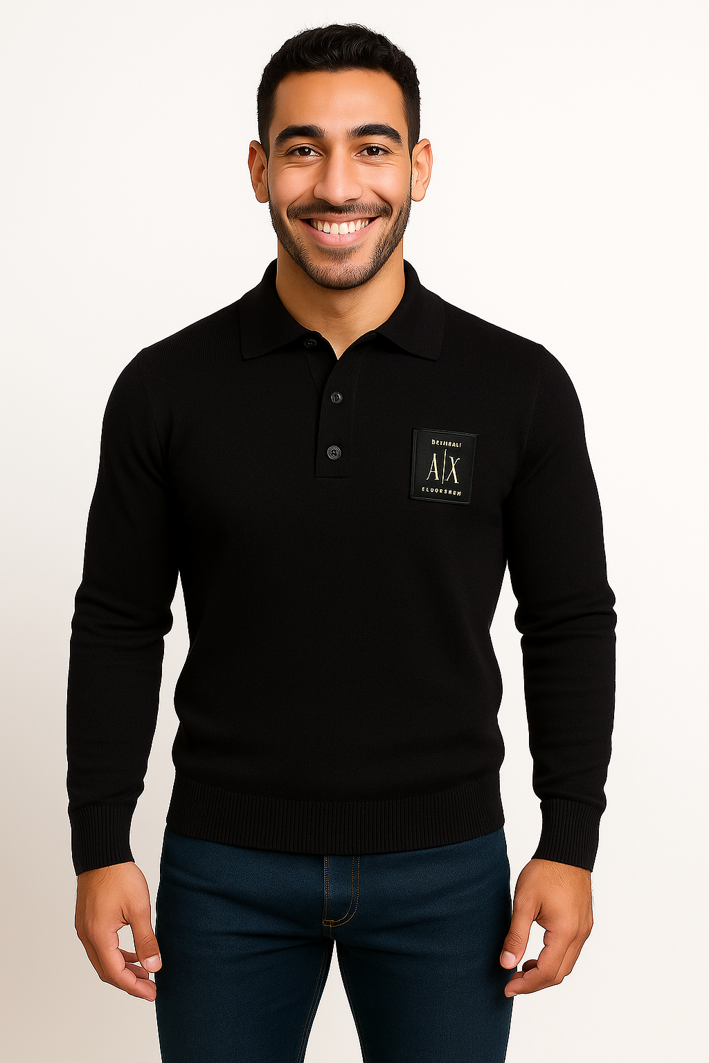 Armani Exchange Knitted Polo