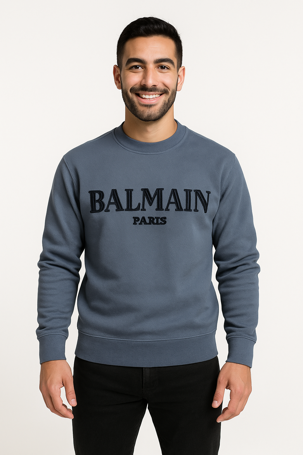 Balmain Paris Embroidered Sweatshirt