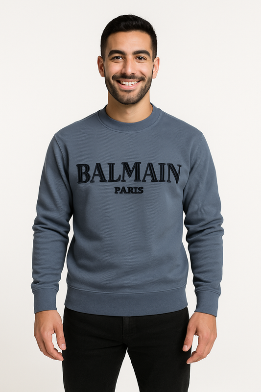 Balmain Paris Embroidered Sweatshirt