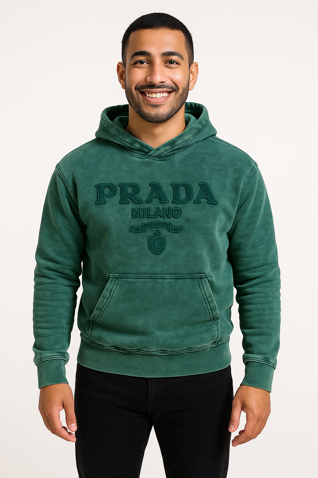 Prada Milano Vintage Wash Hoodie
