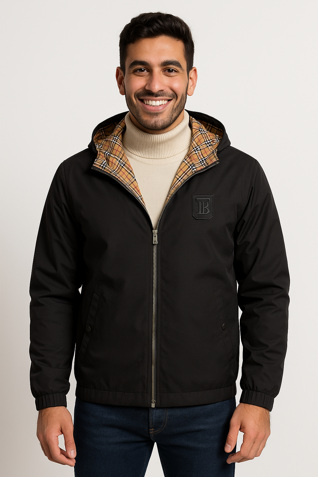 Burberry® | Check-Lined Soft Jacket