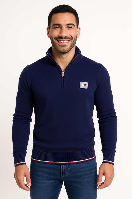 Tommy Hilfiger Quarter-Zip Knit Sweater