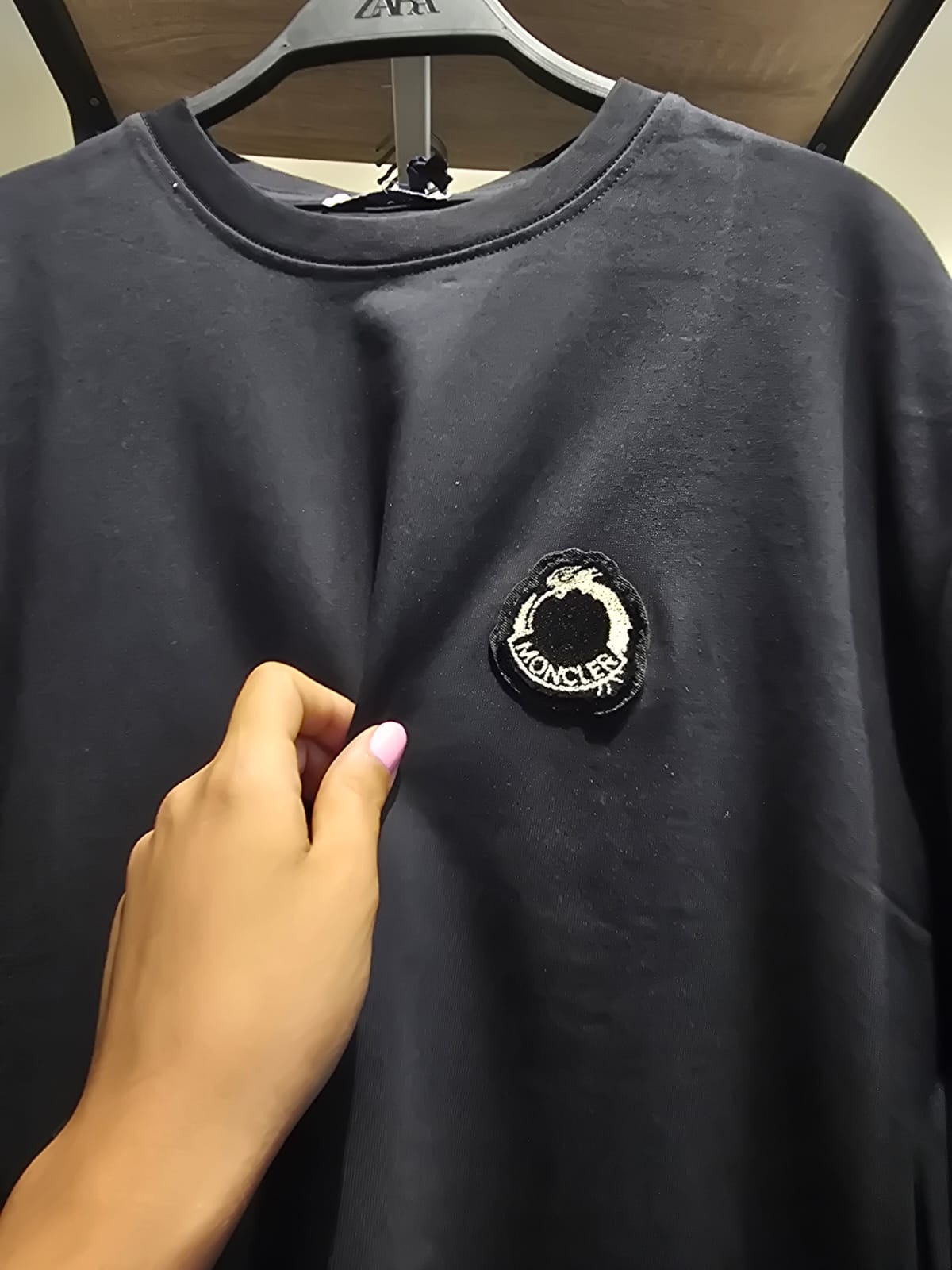 Moncler® | Classic Logo Patch T-Shirt