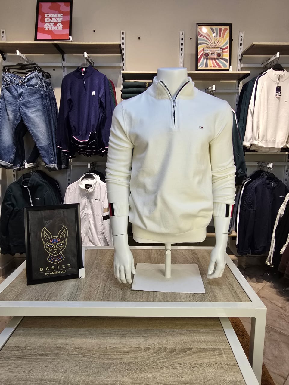 Tommy Hilfiger® | Signature Quarter-Zip Sweater