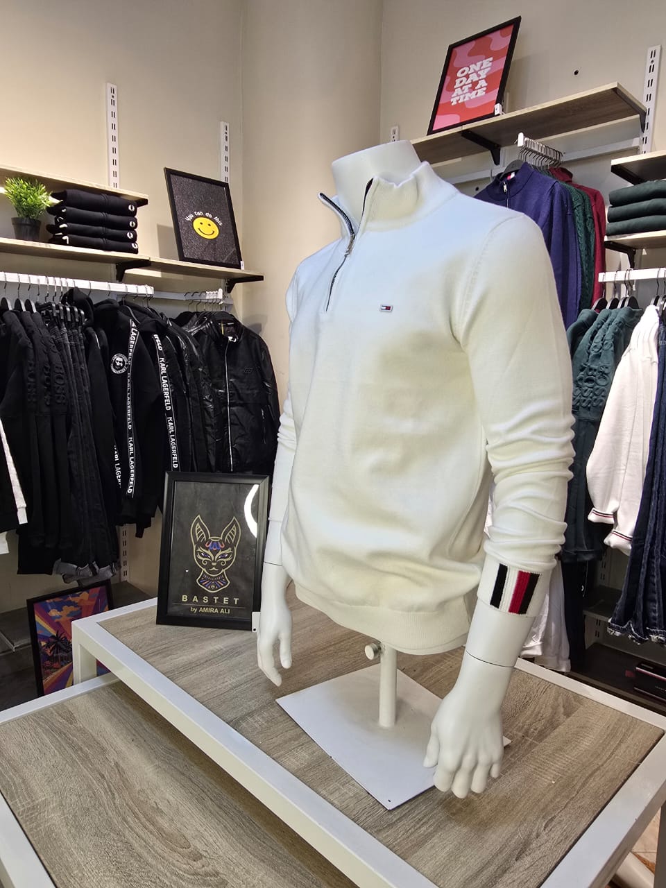 Tommy Hilfiger® | Signature Quarter-Zip Sweater