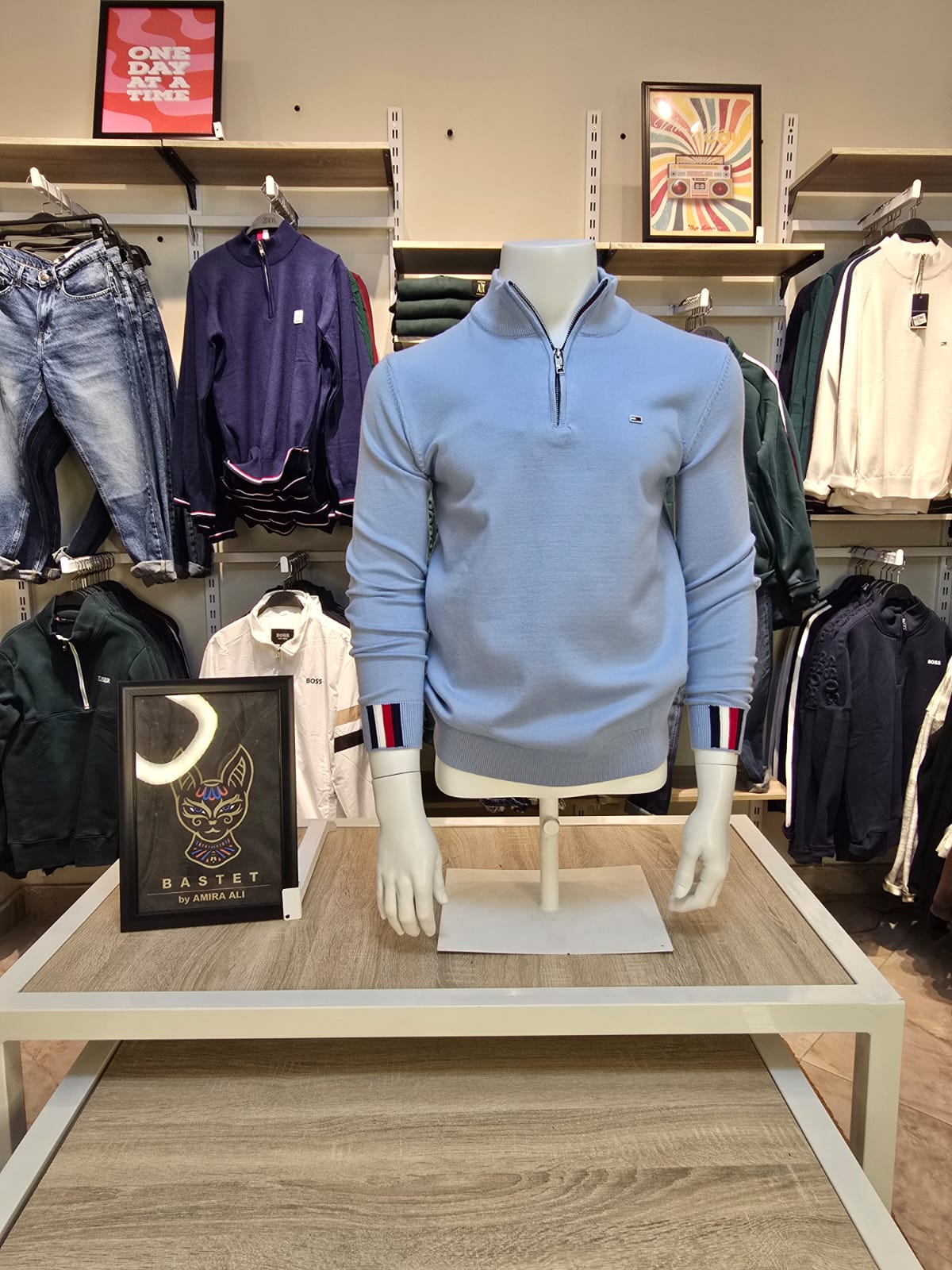 Tommy Hilfiger® | Signature Quarter-Zip Sweater