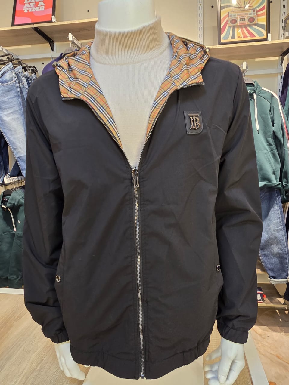 Burberry® | Check-Lined Soft Jacket