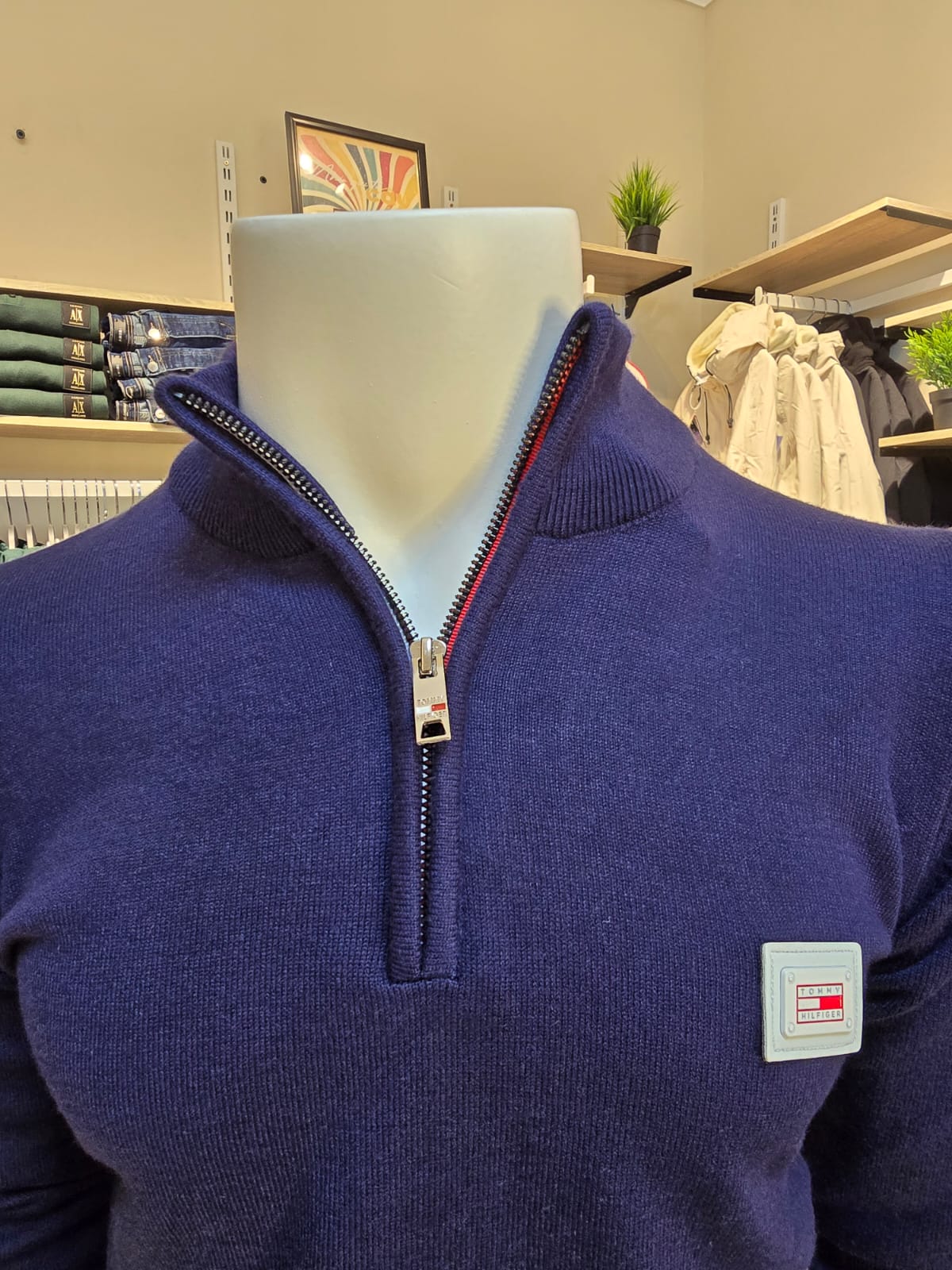 Tommy Hilfiger Quarter-Zip Knit Sweater