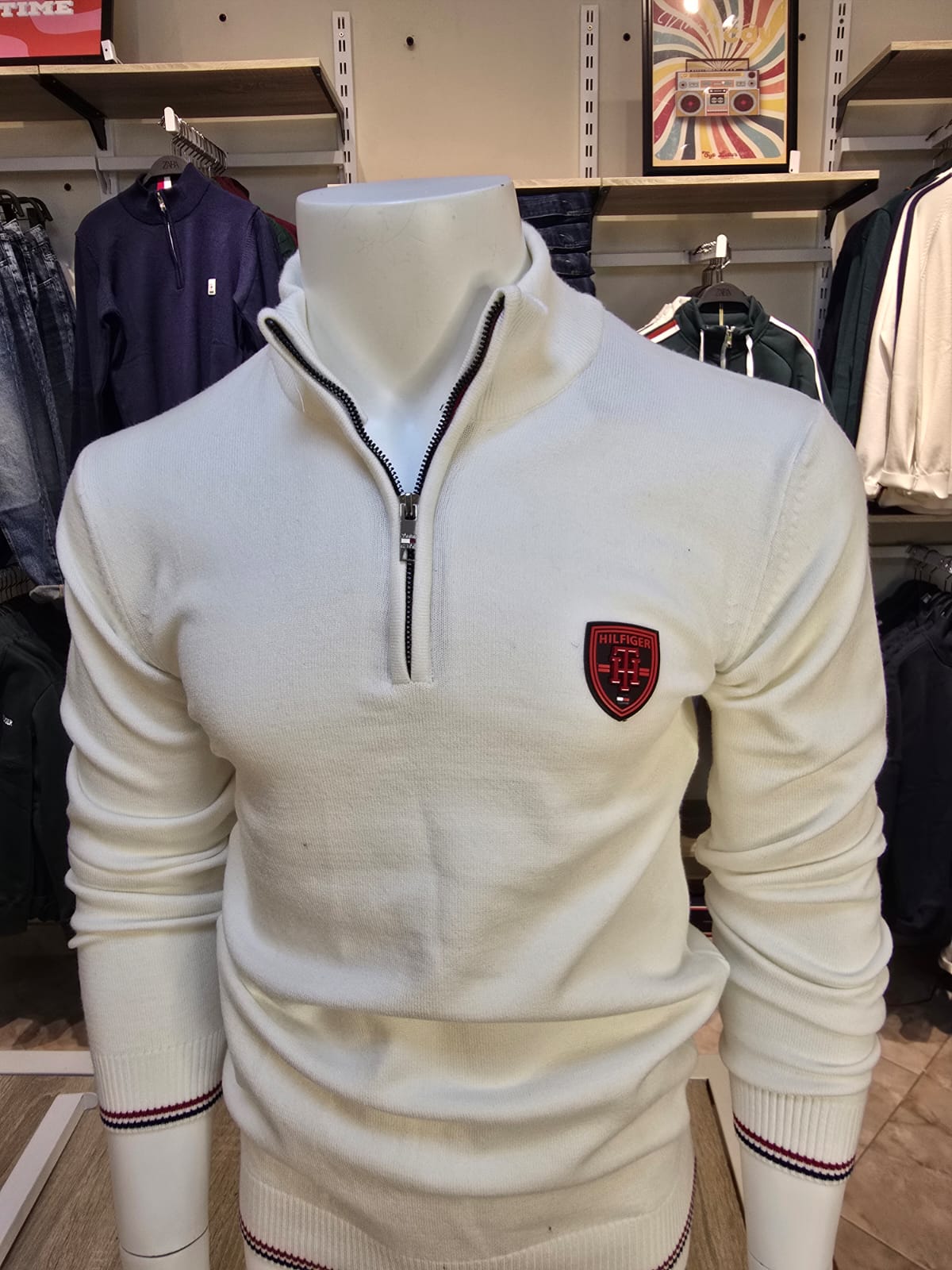 Tommy Hilfiger® | Crest Quarter-Zip Sweater