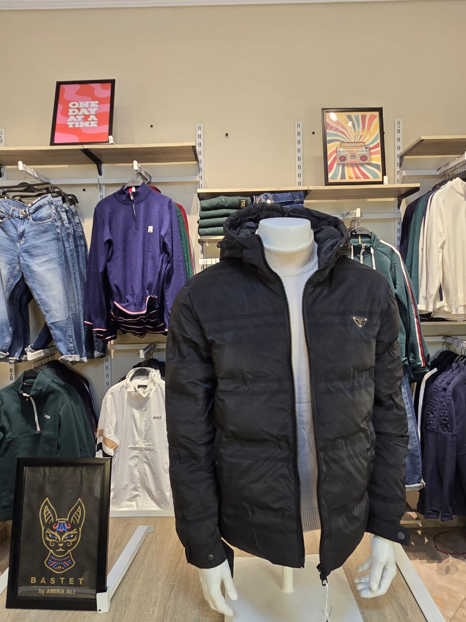 Prada Black Puffer Jacket