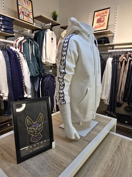 Fred Perry Tape Detail Zip Hoodie