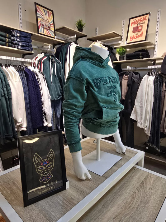 Prada Milano Vintage Wash Hoodie