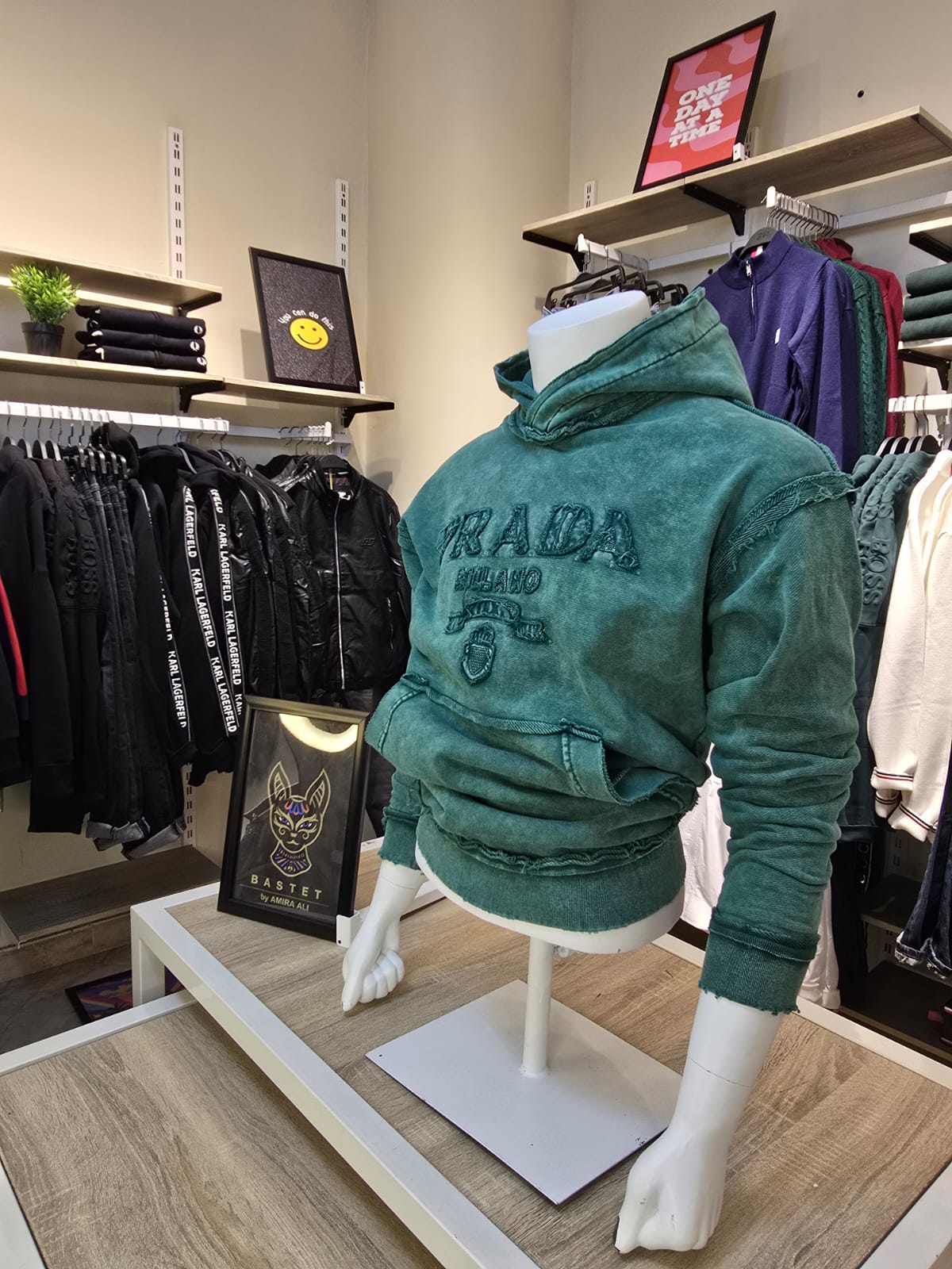 Prada Milano Vintage Wash Hoodie