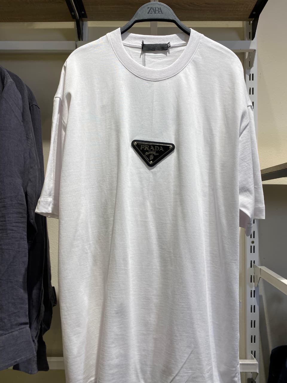 Prada® | Triangle Logo T-Shirt