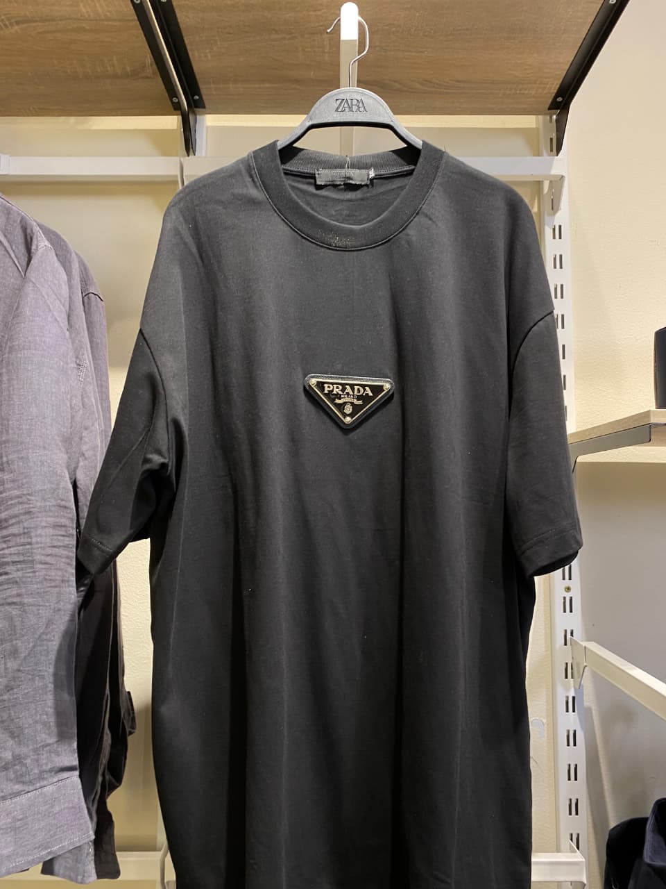 Prada® | Triangle Logo T-Shirt