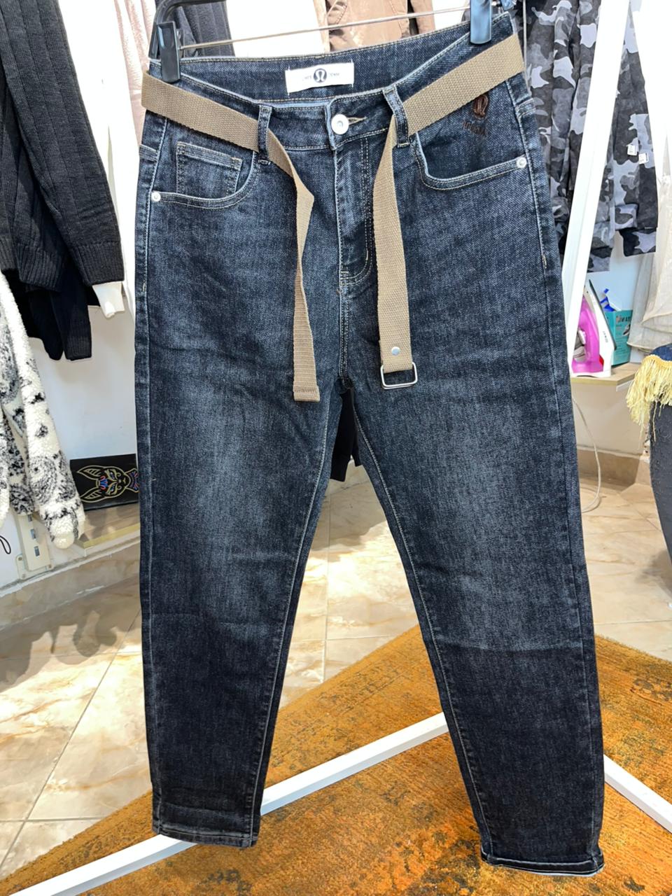 Lululemon Tapered Black Denim Jeans