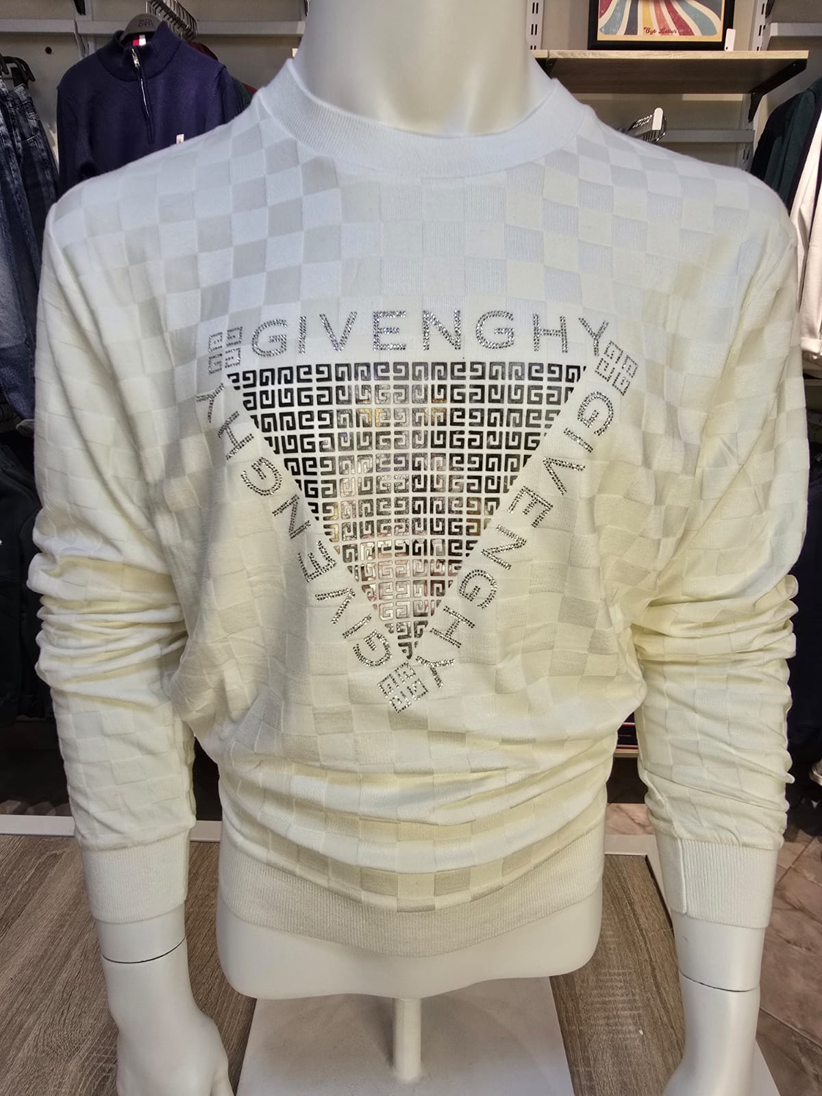 Givenchy® | Geometric Crewneck Sweater