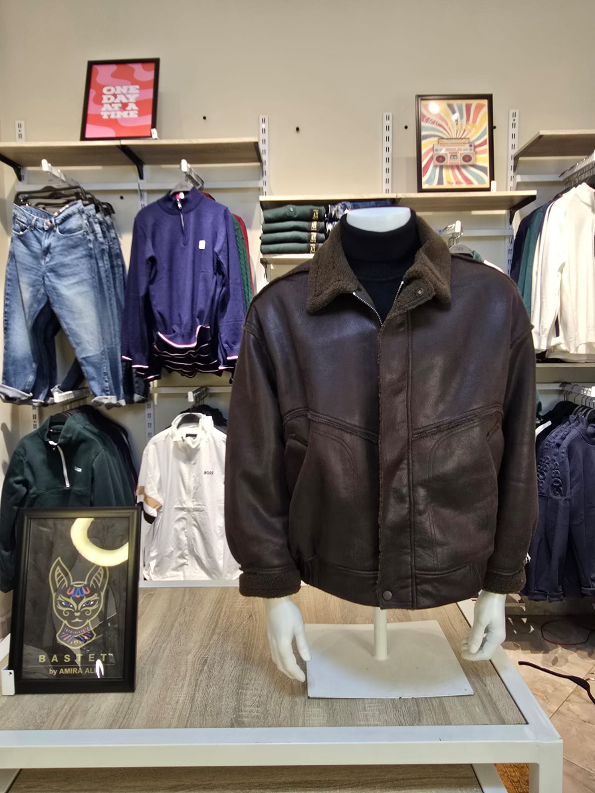 Classic Shearling Aviator Jacket (Turkish)