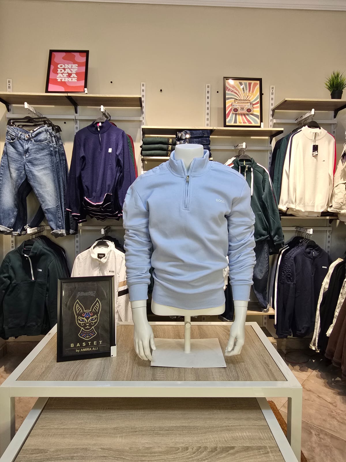 BOSS Quarter-Zip Sweatshirt